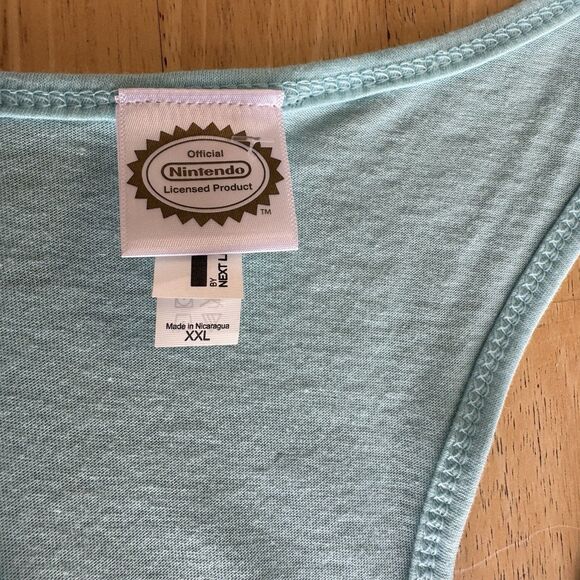 Nintendo Animal Crossing Portrait Racerback Tank Top Women’s Baby Blue XXL GUC - Picture 7 of 10